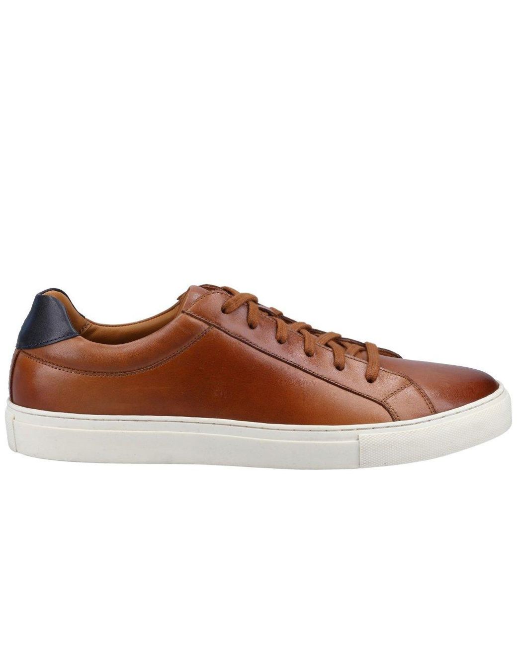 Hush Puppies Brown Colton Cupsole Trainers for men