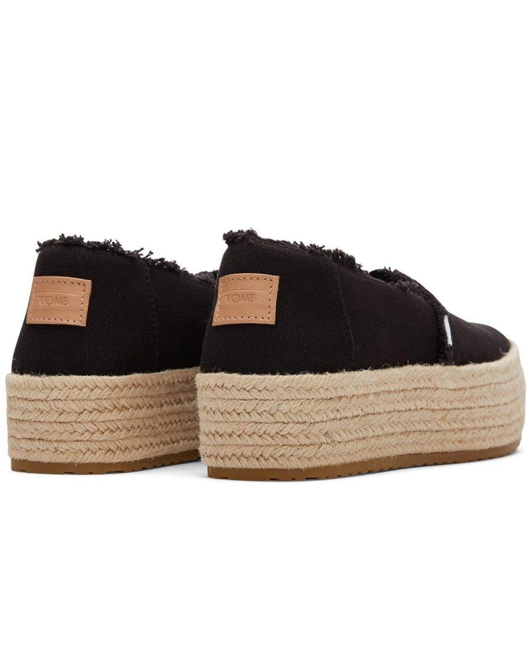 TOMS Black Valencia Espadrilles