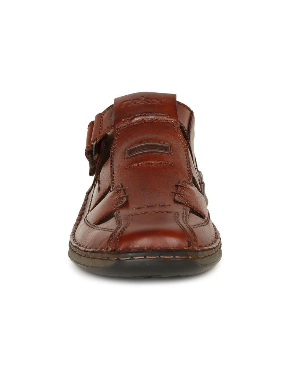 Rieker Brown Founder Fisherman Sandals for men