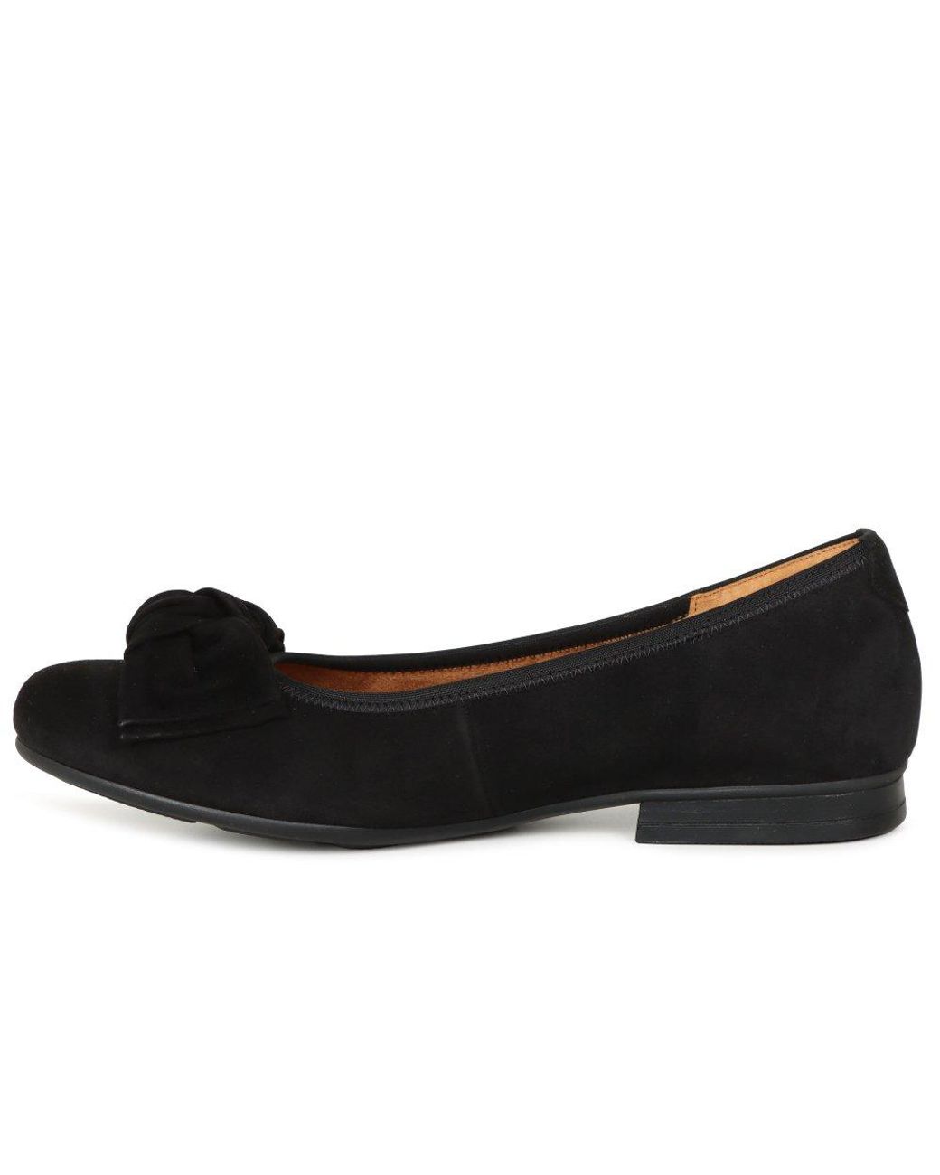 Gabor Purple Picnic Ballet Pumps