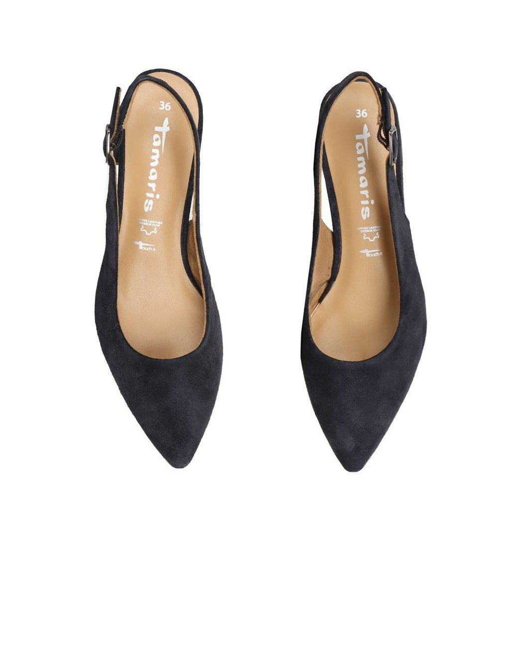 Tamaris Pink Magnolia Slingback Court Shoes