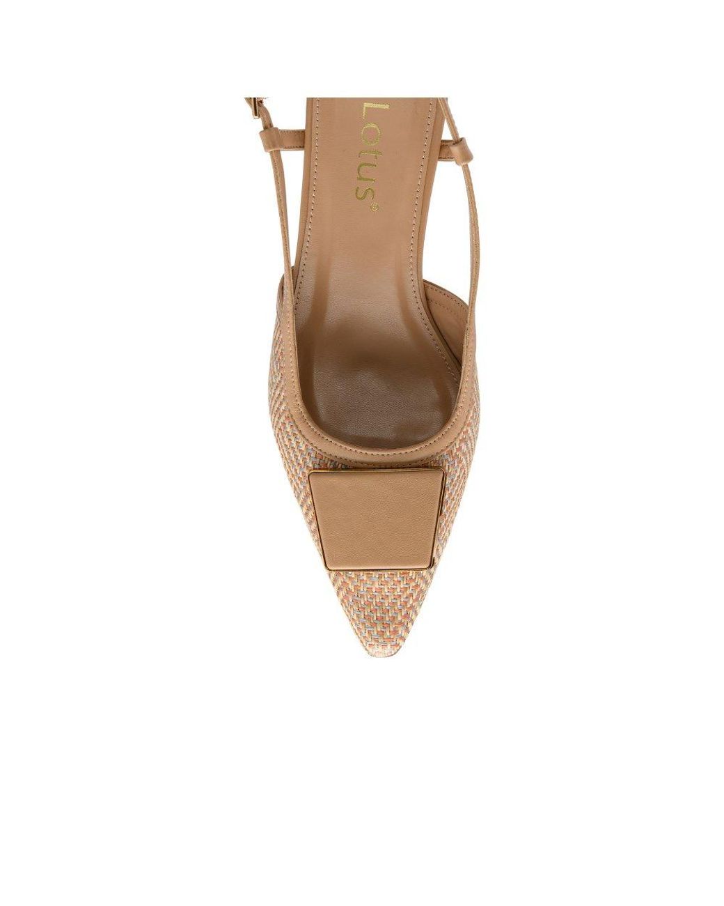 Lotus Metallic Solange Court Shoes