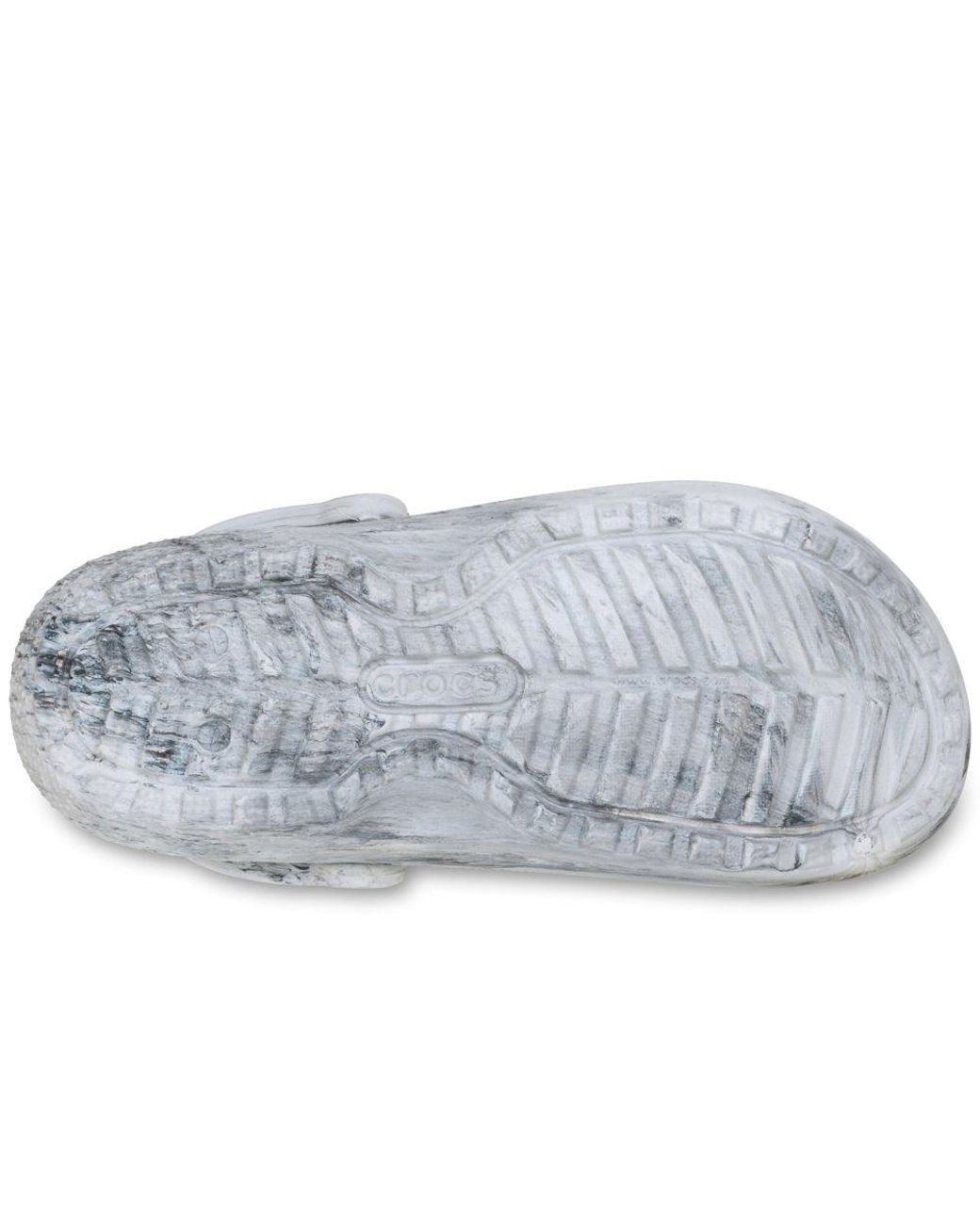 CROCSTM Gray Classic Lined Clog Thermoplastic Swirl Clogs