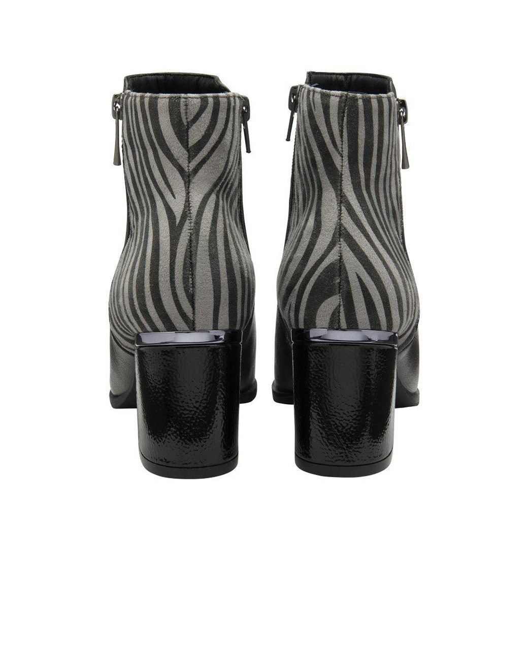 Lotus Black Athens Ankle Boots