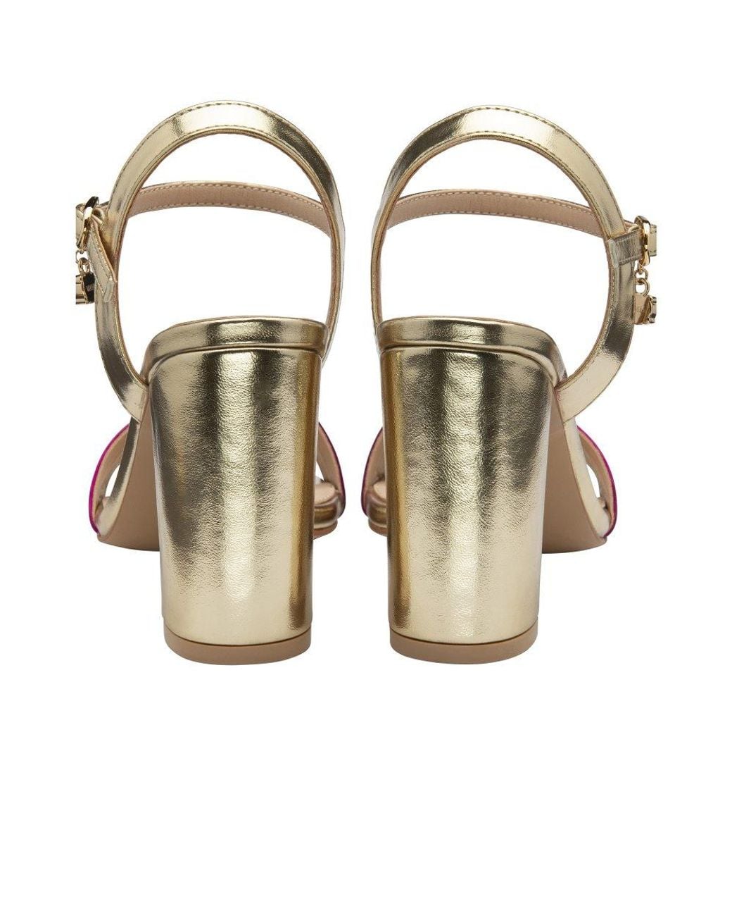 Lotus Metallic Blanca Heeled Sandals