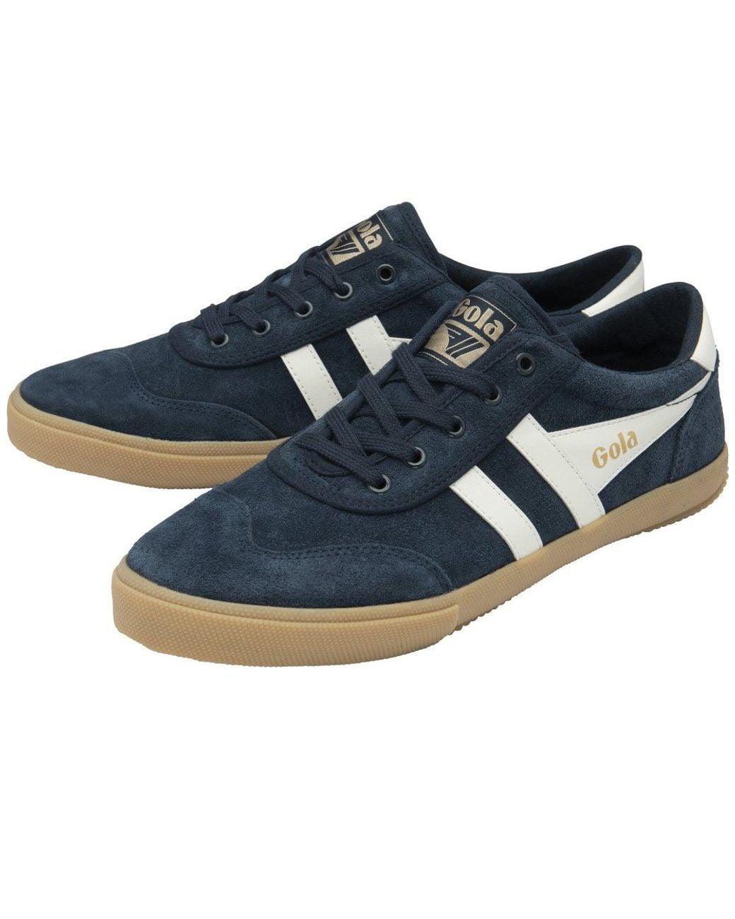 Gola Blue Badminton Suede Trainers for men
