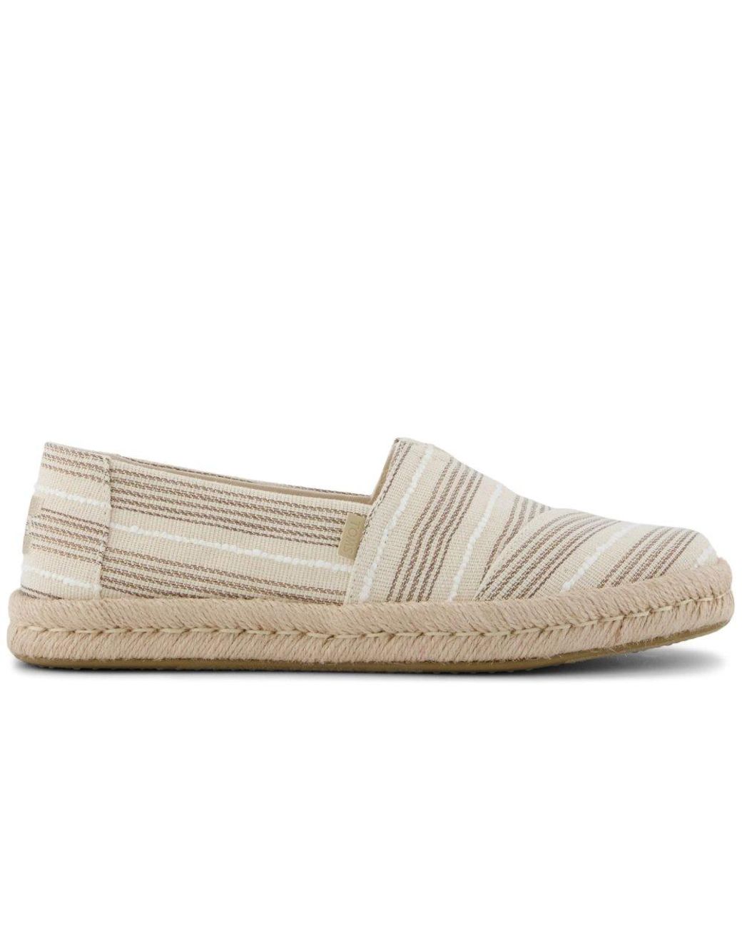 TOMS White Alpargata Rope 2.0 Slip On Shoes