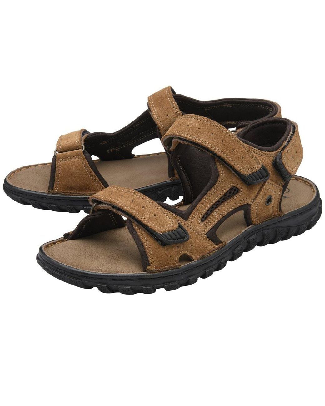 Lotus Brown Serres Sandals for men