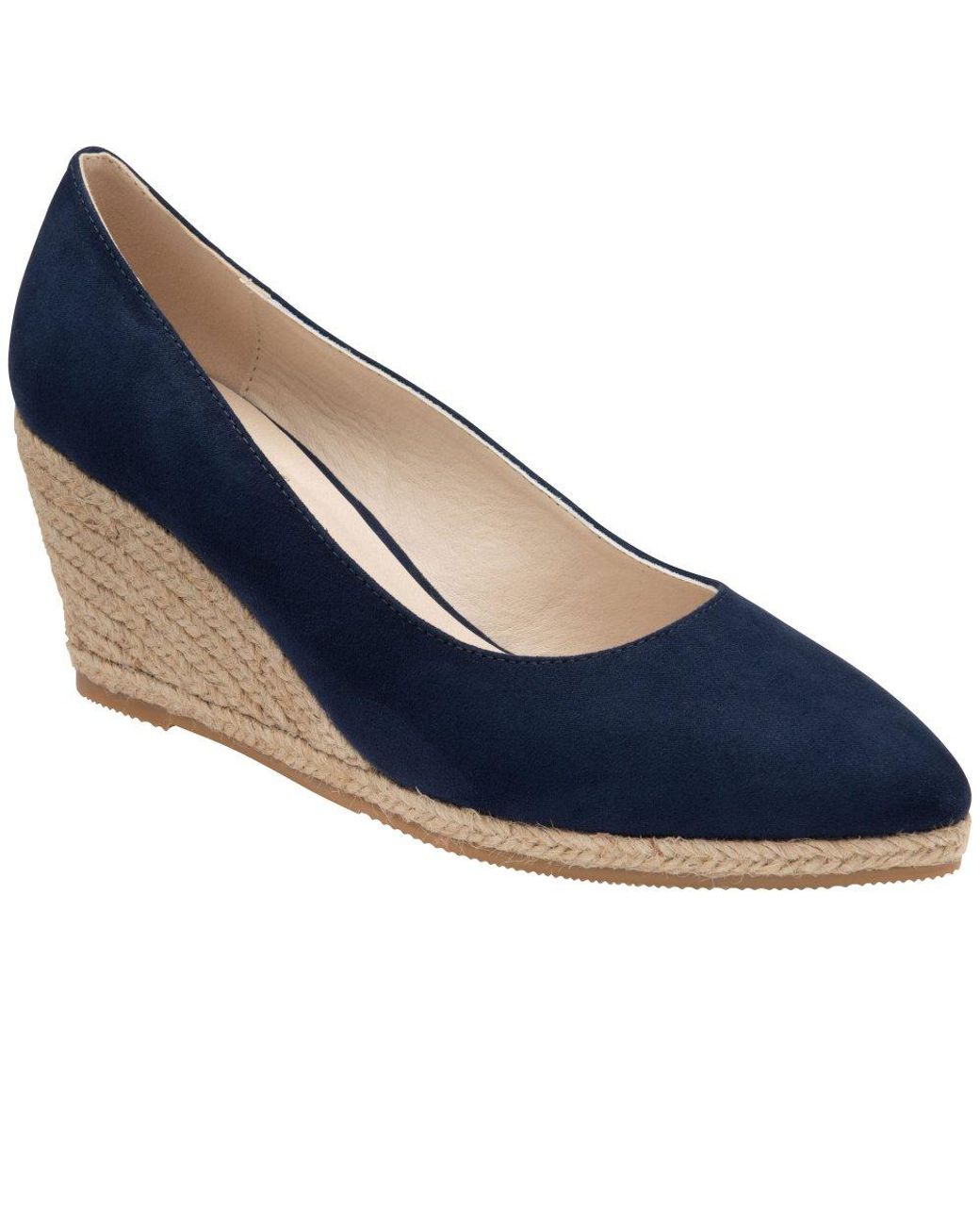 Lotus Blue Giselle Wedges