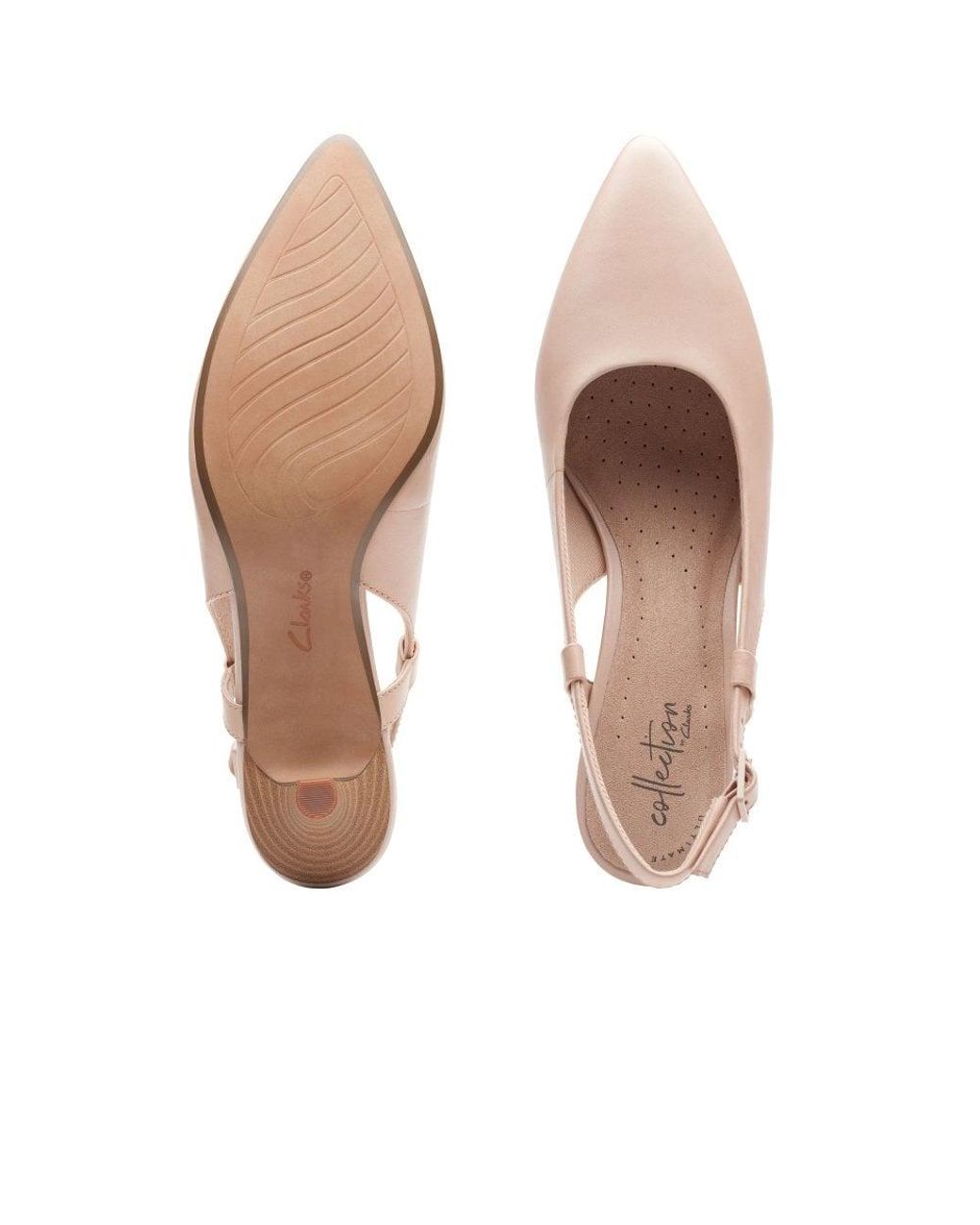 Clarks Linvale Loop Womens Slingback Shoes in Pink | Lyst Australia