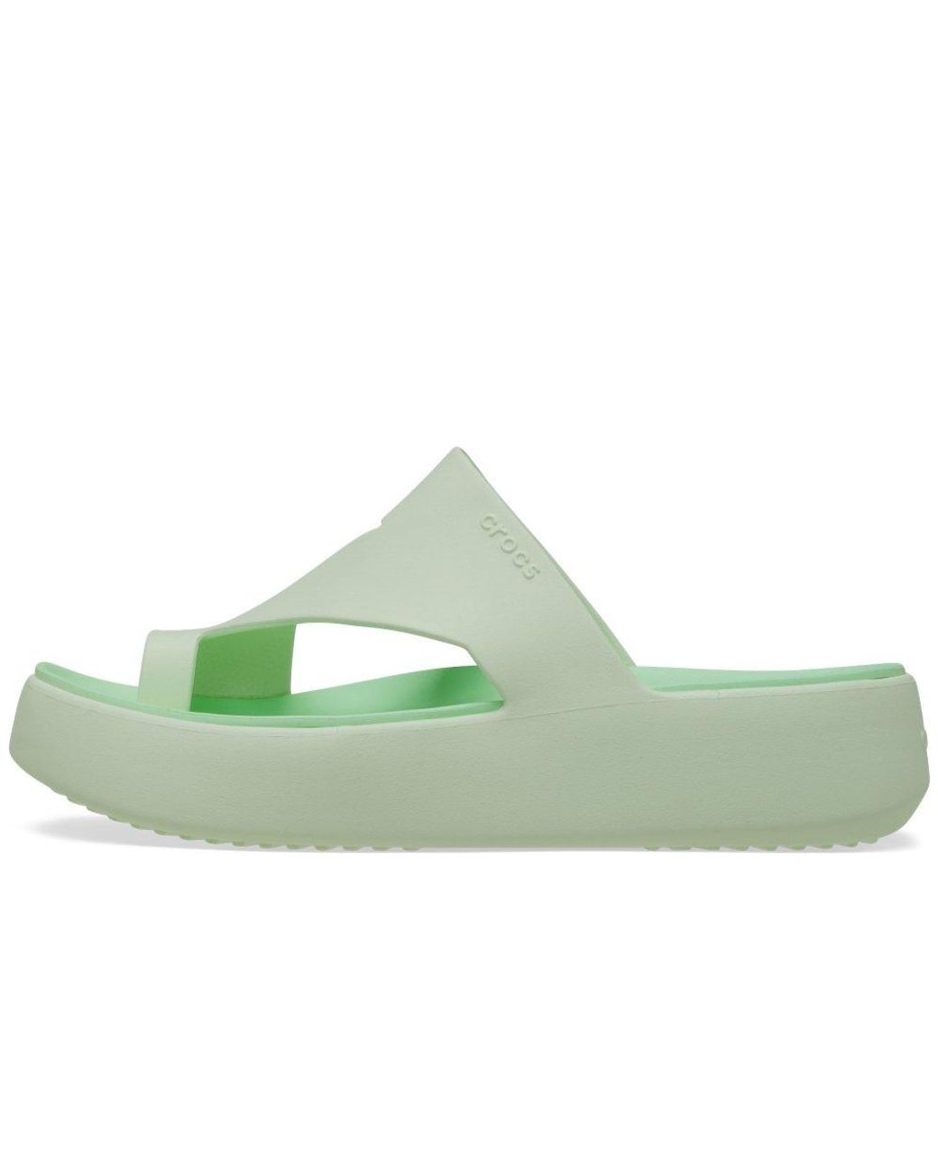 CROCSTM Green Getaway Platform Toe Loop Sandals