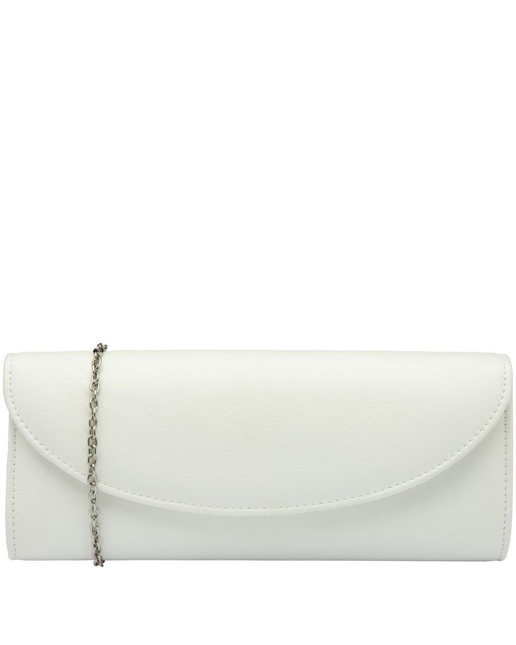 Lotus White Claire Clutch Bag
