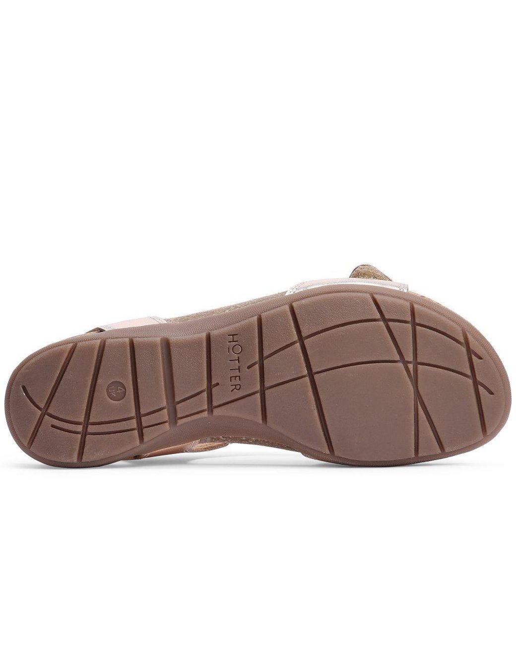 Hotter Metallic Rysy Sandals