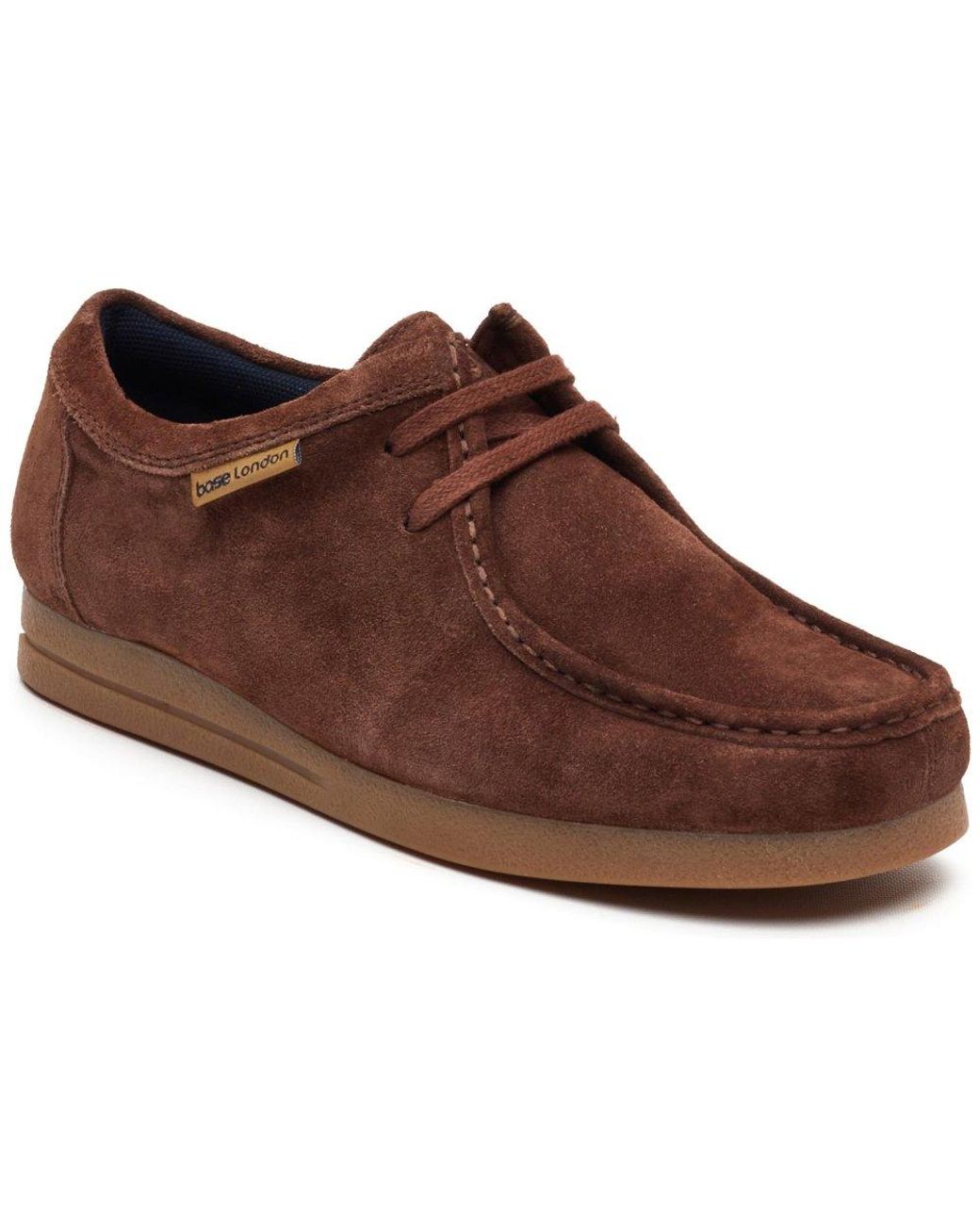 Base London Brown Koko Wallabe Shoes for men