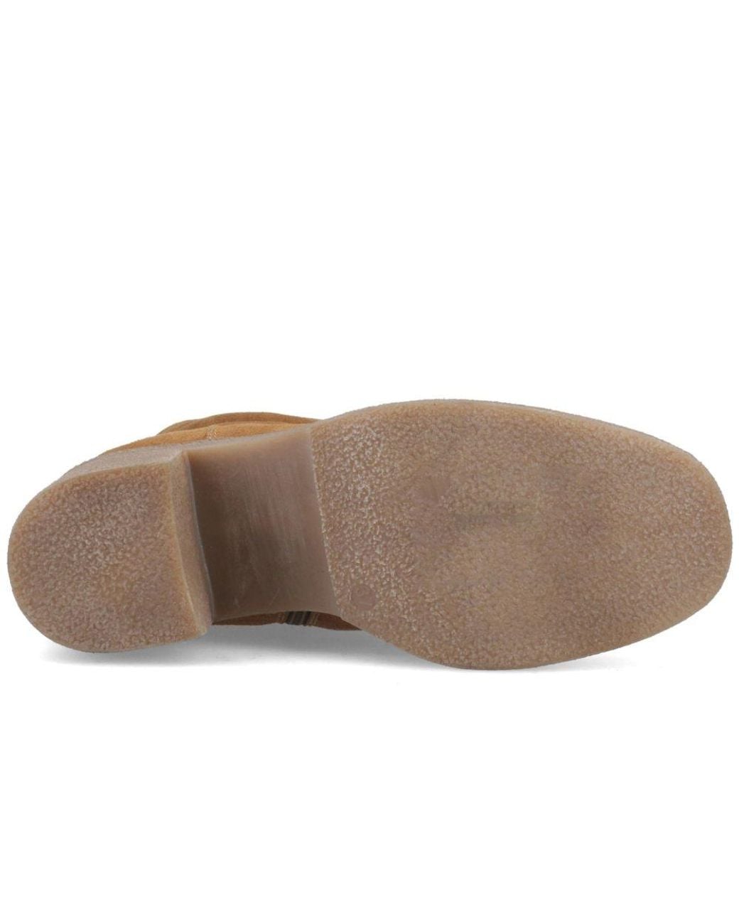 Hush Puppies Brown Flora Ruched Ankle Boots