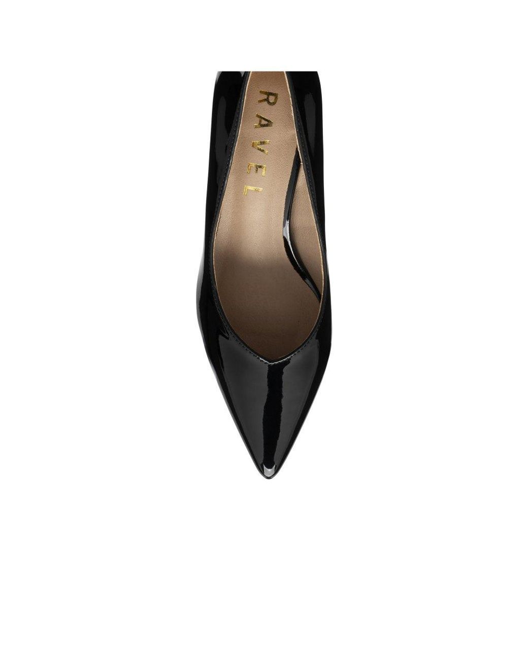 Ravel Black Darley Court Shoes