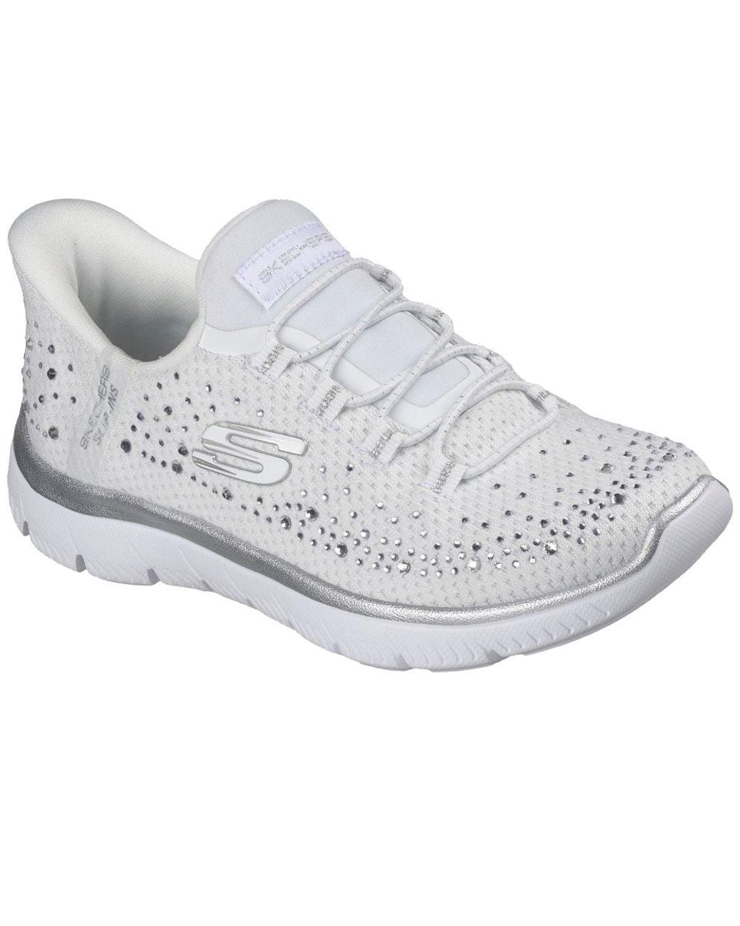 Skechers Gray Summit Brilliant Shine Trainers