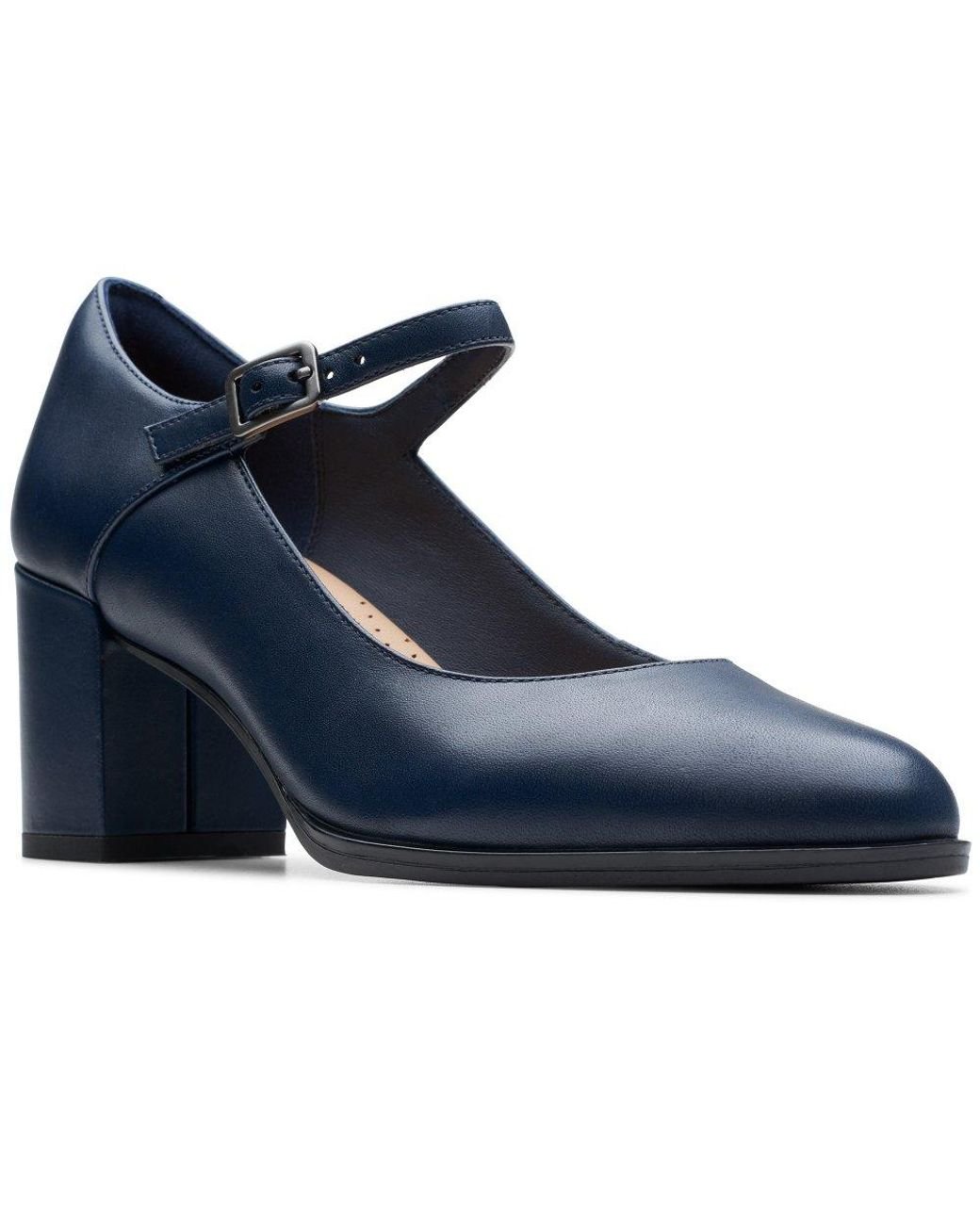 Clarks Freva55 Strap Court Shoes in Blue Lyst UK