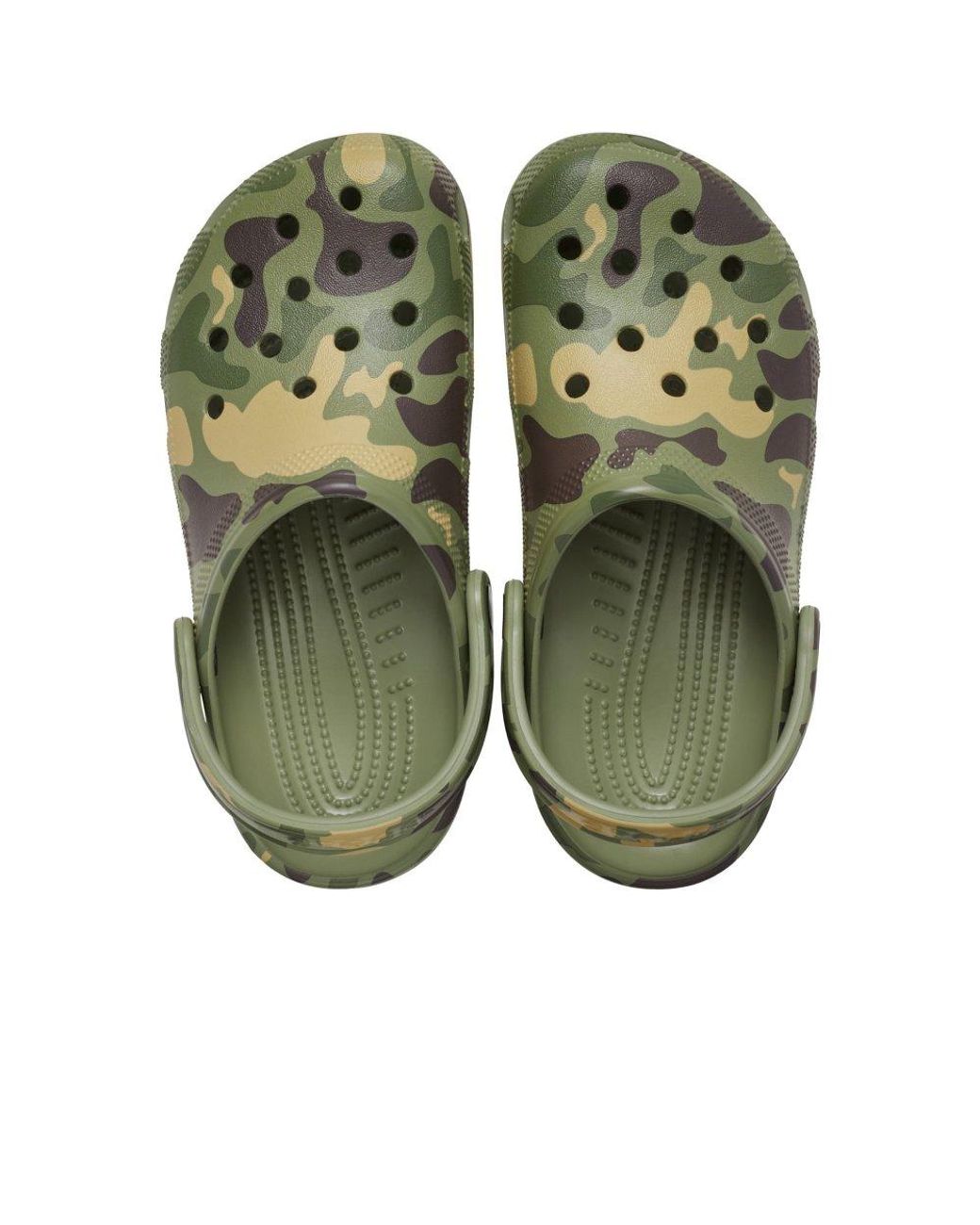 CROCSTM Green Classic Duck Camo Clogs for men
