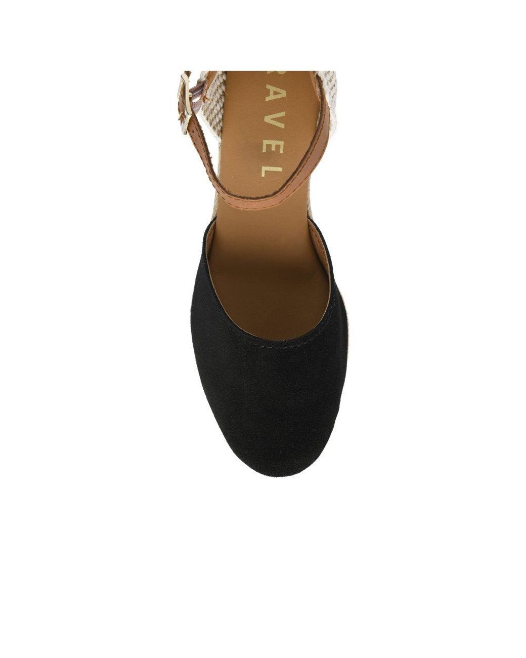 Ravel Black Burrill Espadrille Wedges