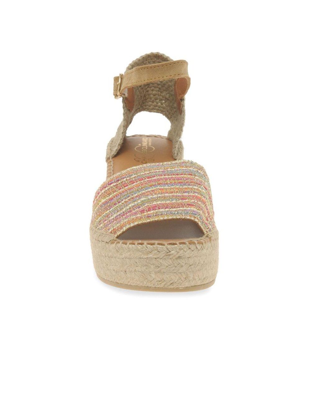 Toni Pons Metallic Ivet Espadrille Wedge Sandals