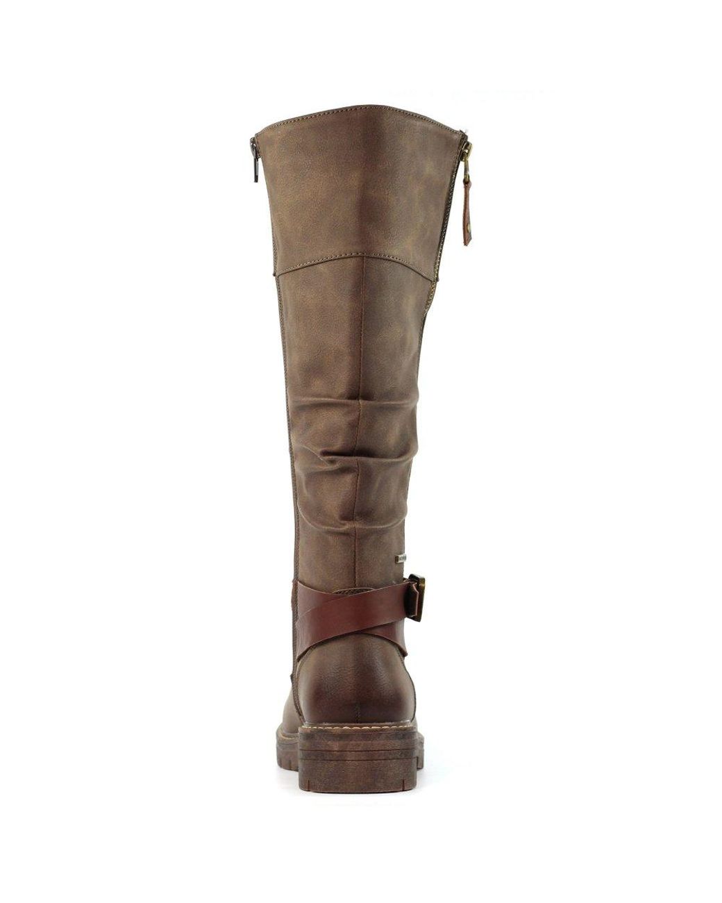 Lunar Brown Margo Knee High Boots