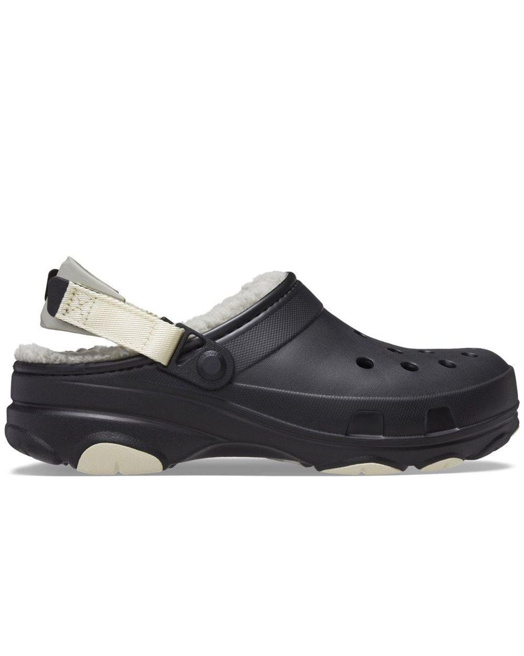 CROCSTM Black All Terrain Lined Clogs for men