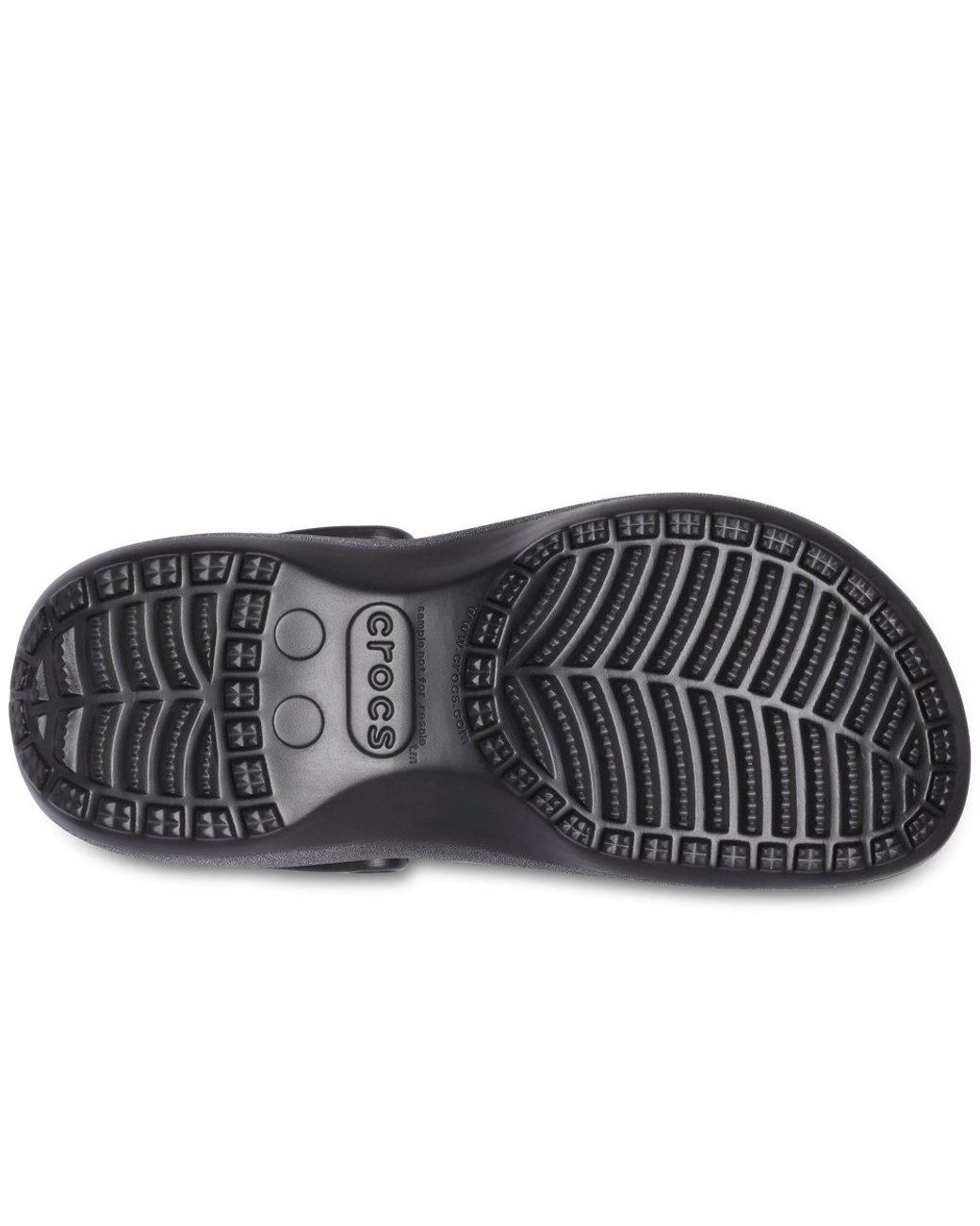CROCSTM Gray Classic Platform Clogs