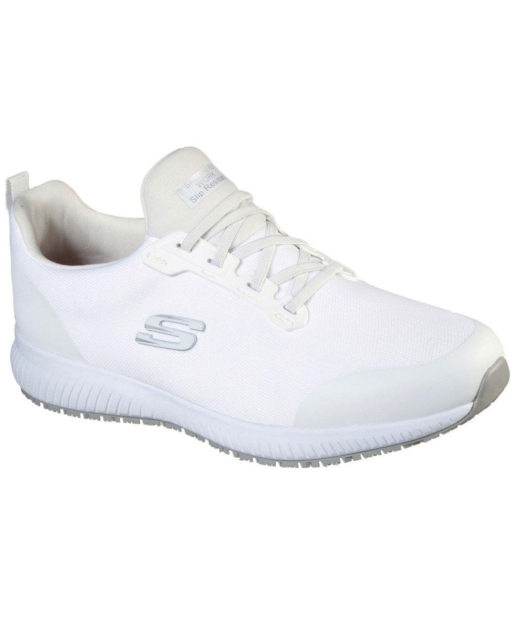 Skechers White Squad Sr Myton Occupational Shoe for men