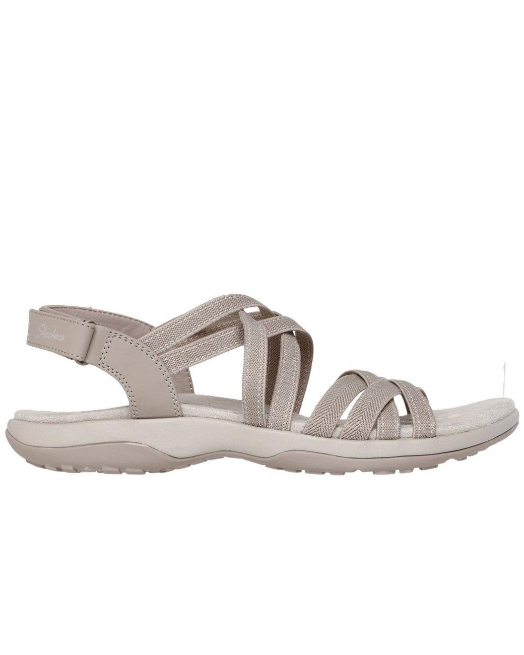 Skechers Gray Reggae Slim Summer Getaway Sandals