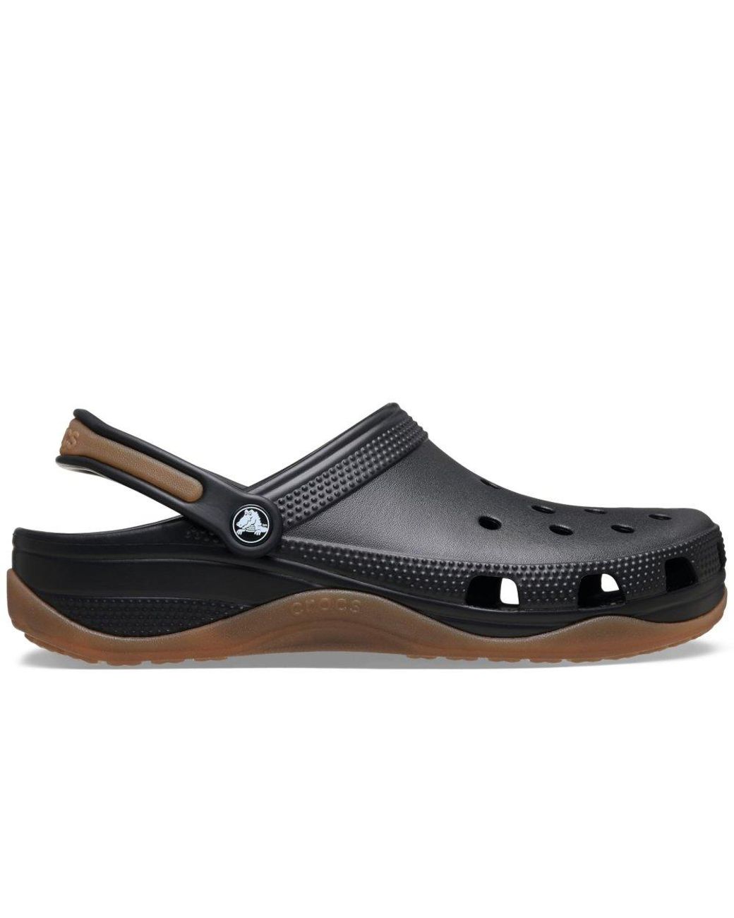 CROCSTM Black Classic Evo Gum Clogs for men