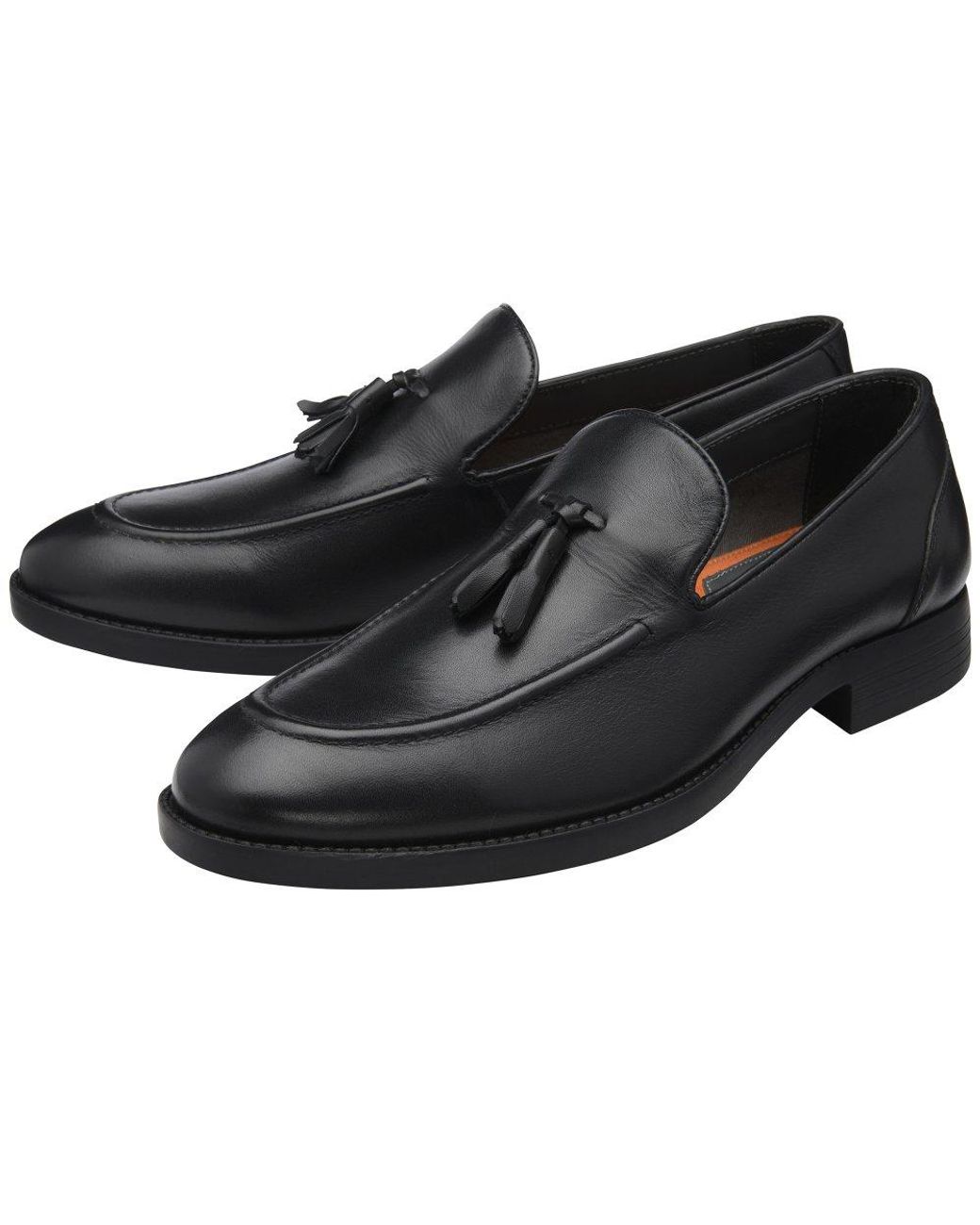 Frank Wright Black Osgood Loafers for men