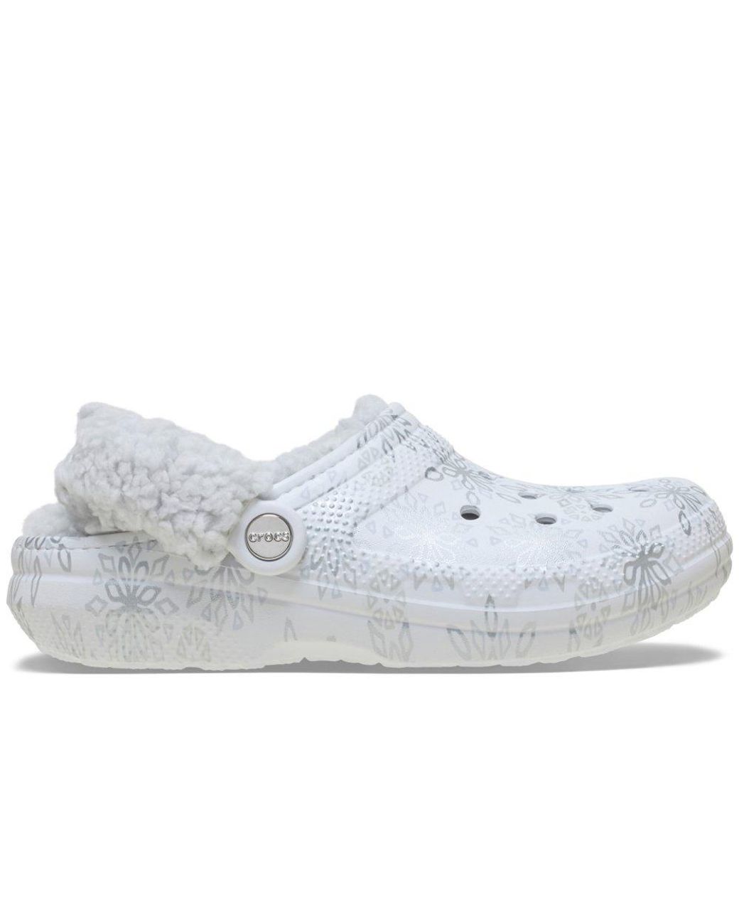 CROCSTM Blue Classic Fleece Lined Clogs