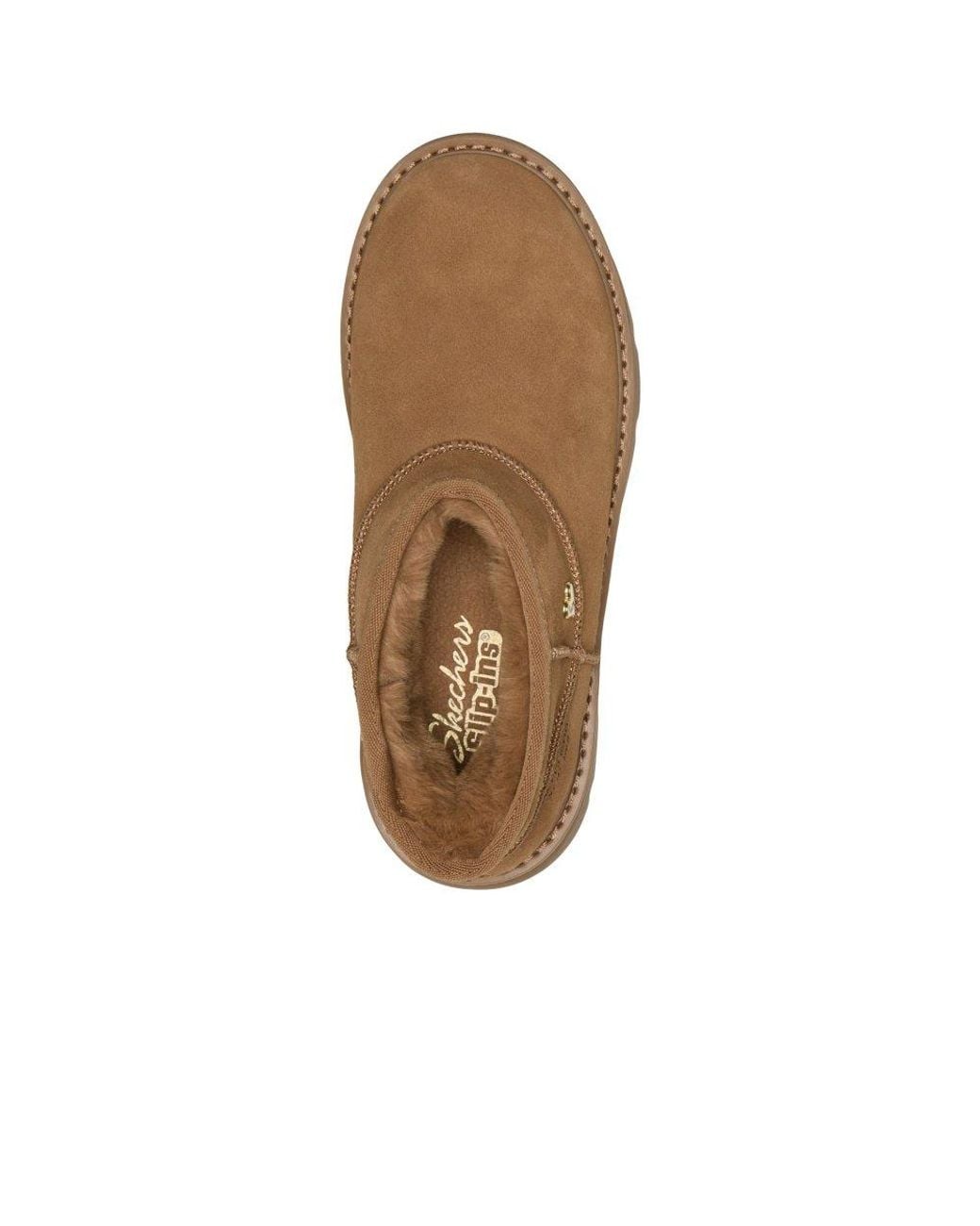 Skechers Brown Keepsakes Cozy Mini Ankle Boots