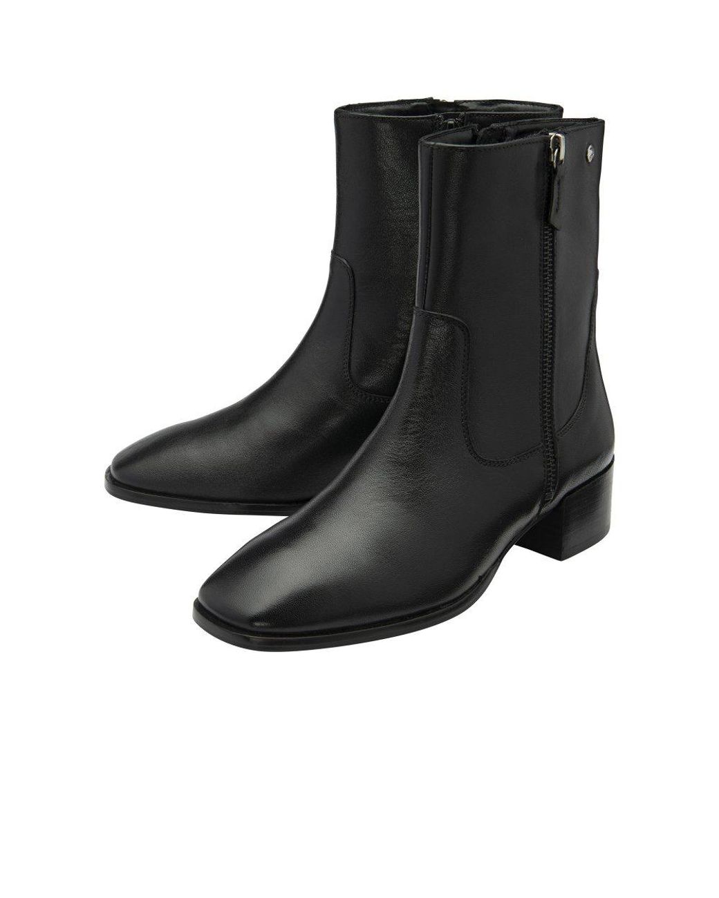 Ravel Black Carter Ankle Boots