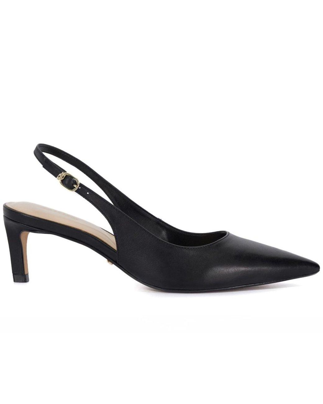 Dune Blue Celinna Slingback Court Shoes