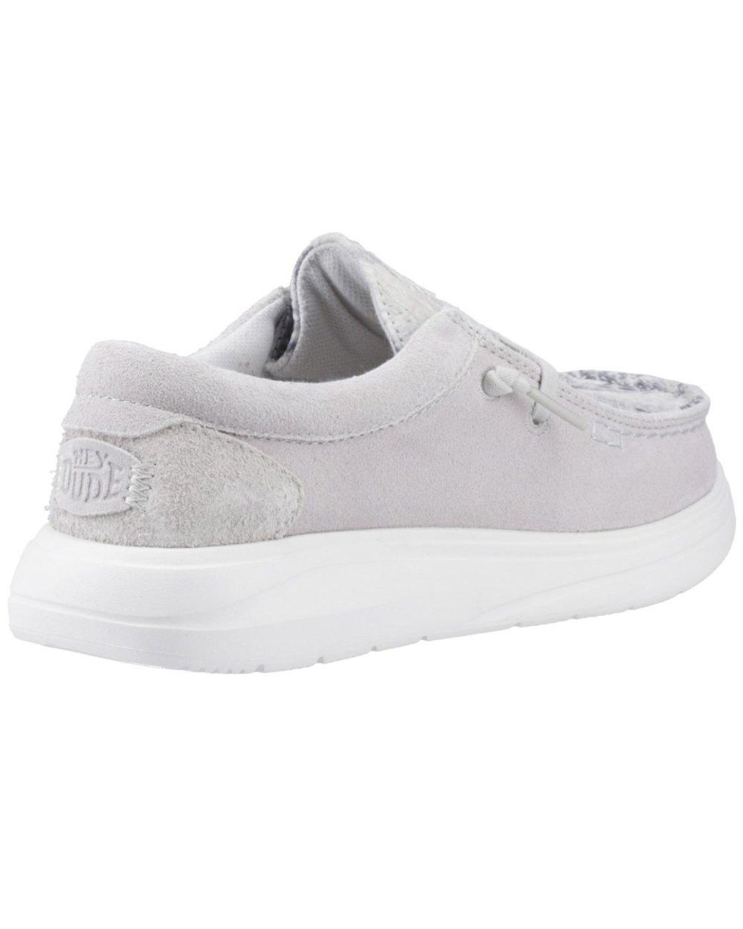 HeyDude White Wendy Comf Shoes