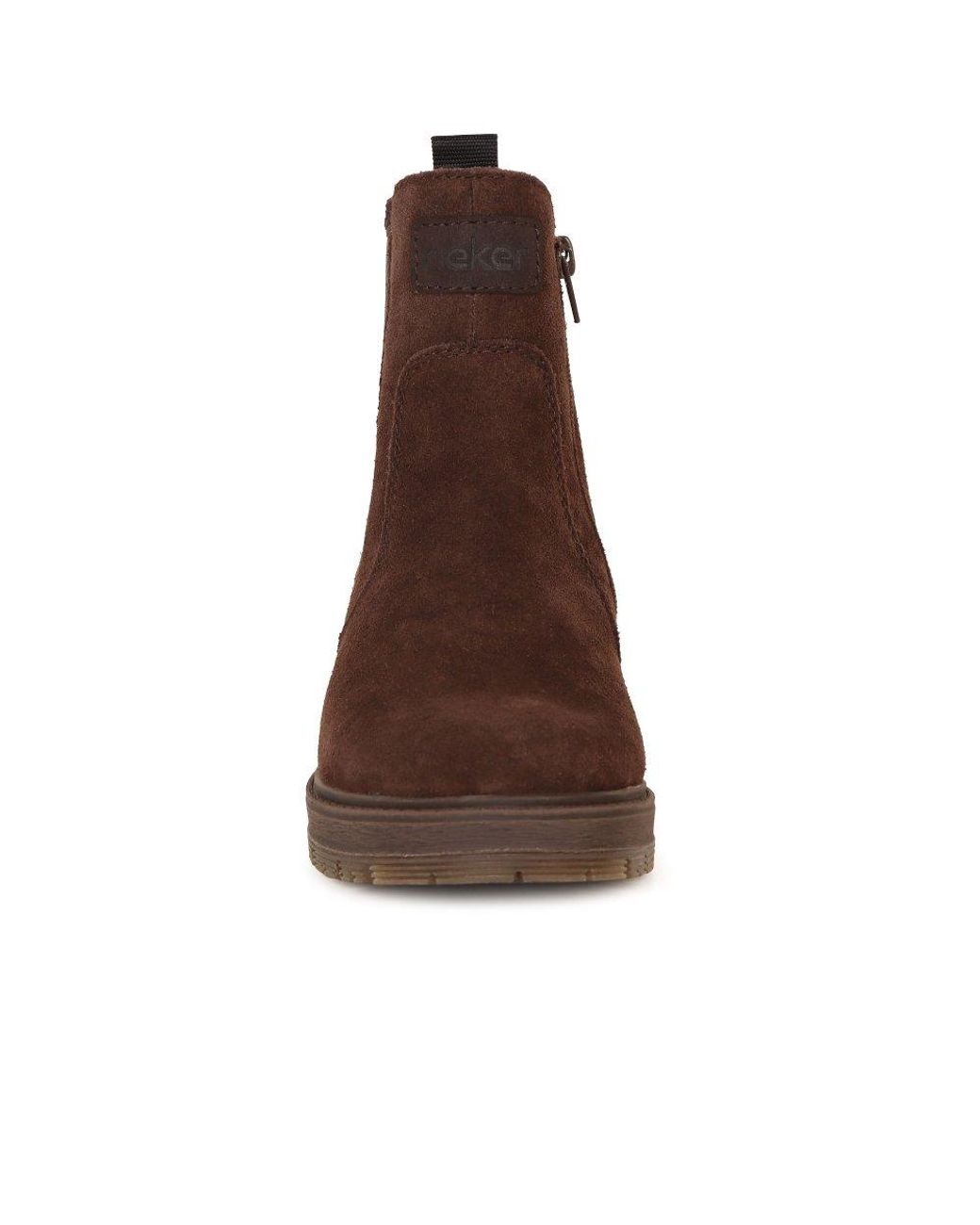 Rieker Brown Morton Chelsea Boots