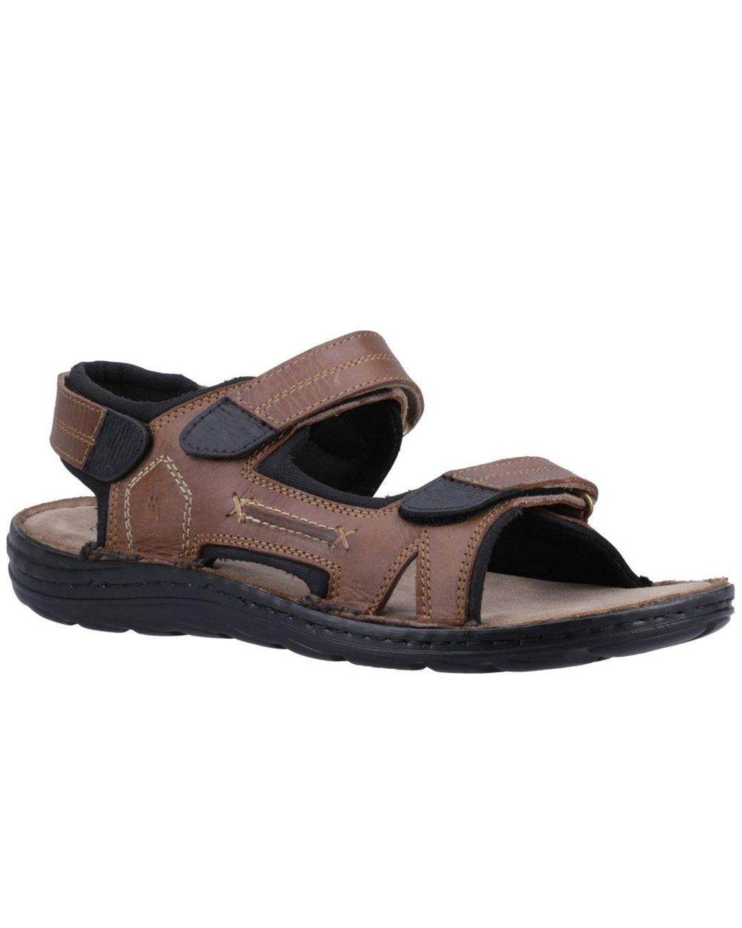 Hush Puppies Brown Alistair Sandals for men