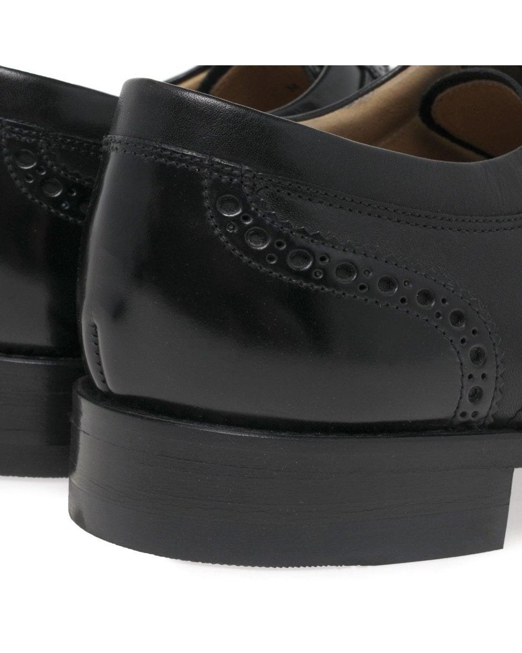 Loake Black Pangbourne Lace Up Formal Shoes for men