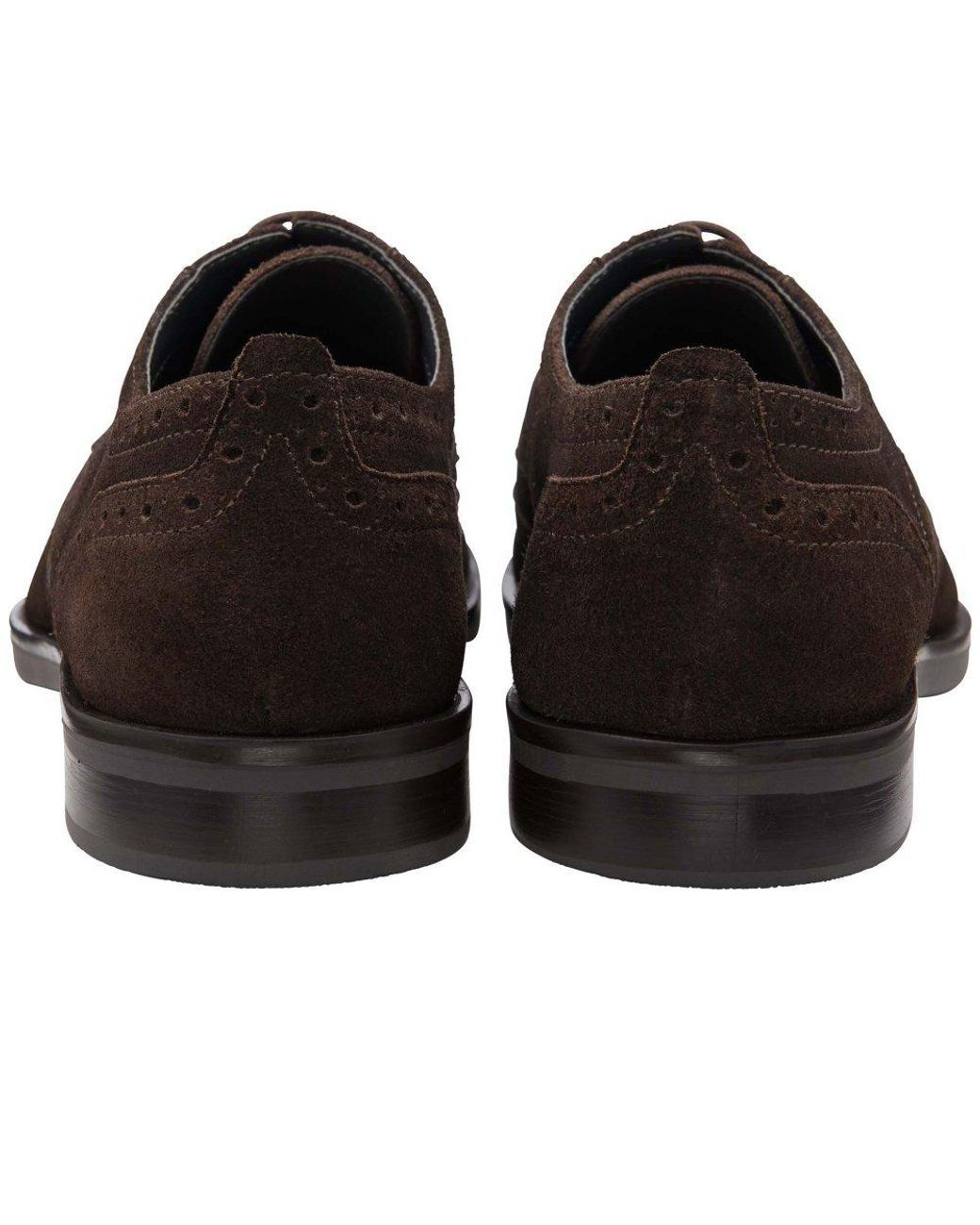 Frank Wright Black Sherwin Brogues for men