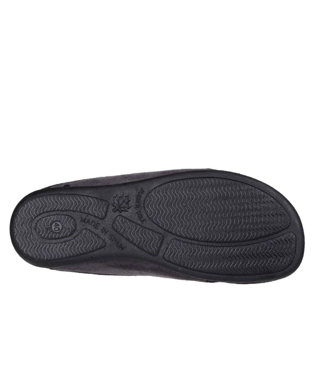 Cotswold Black Westwell Slippers for men