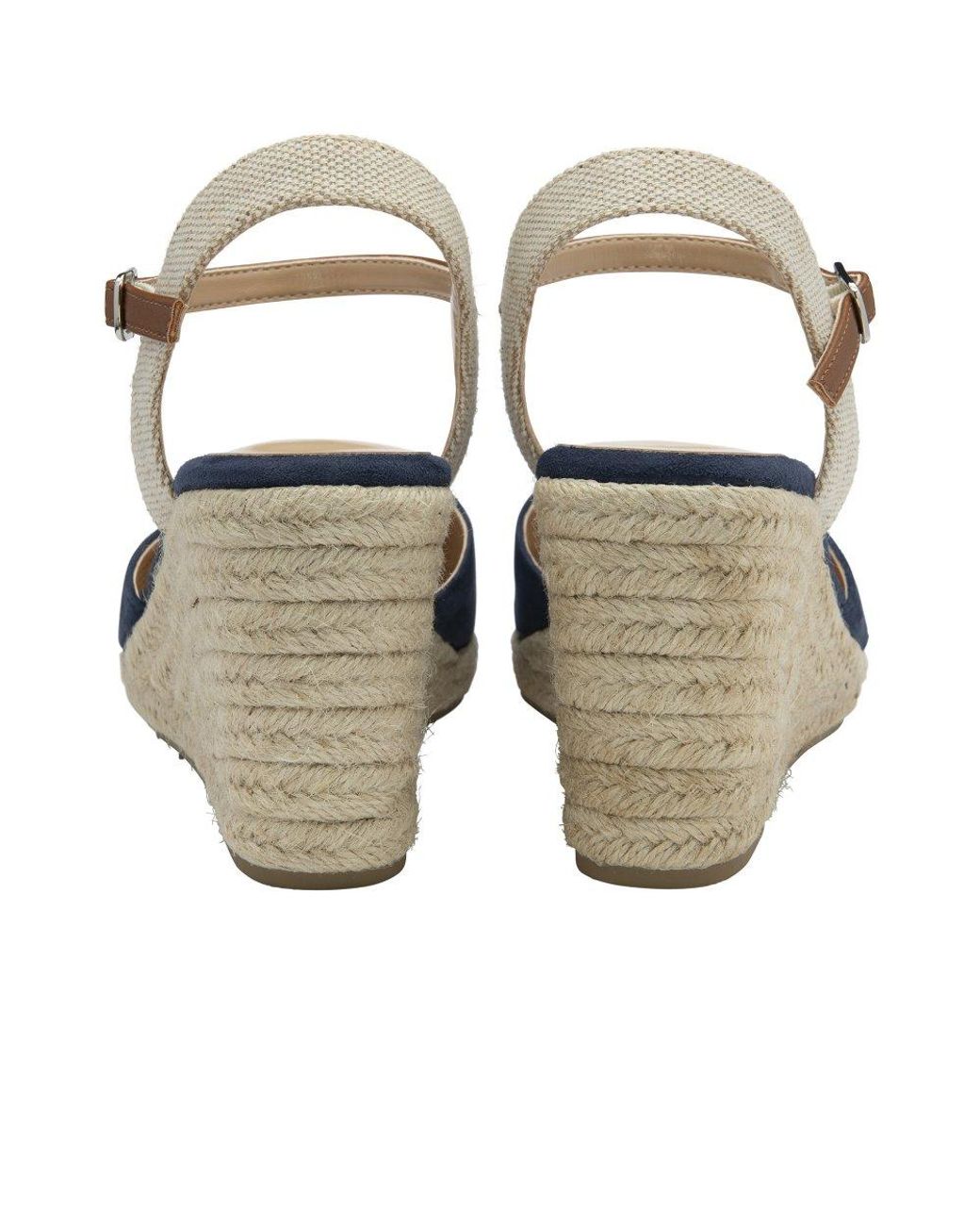 Lotus Blue Mariah Espadrille Wedges
