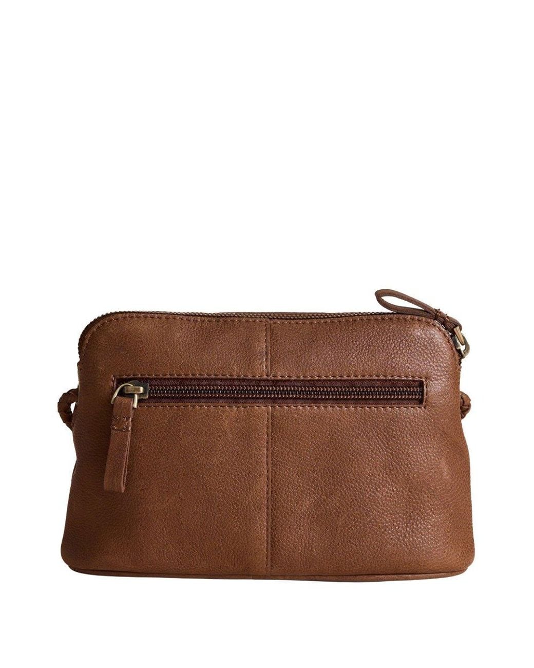 Lakeland Leather Brown Staveley Cross Handbag
