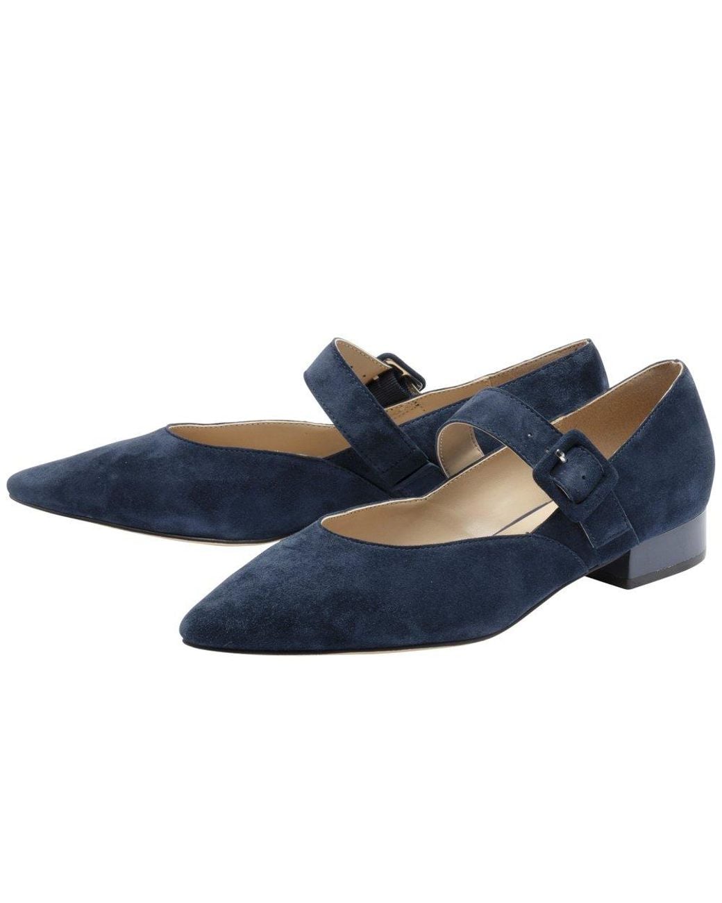 Lotus Blue Verbena Mary Jane Pumps