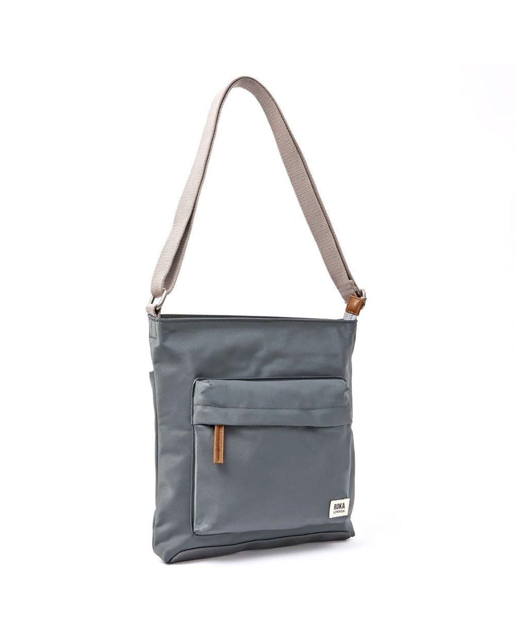 Roka Gray Kennington B Crossbody Bag