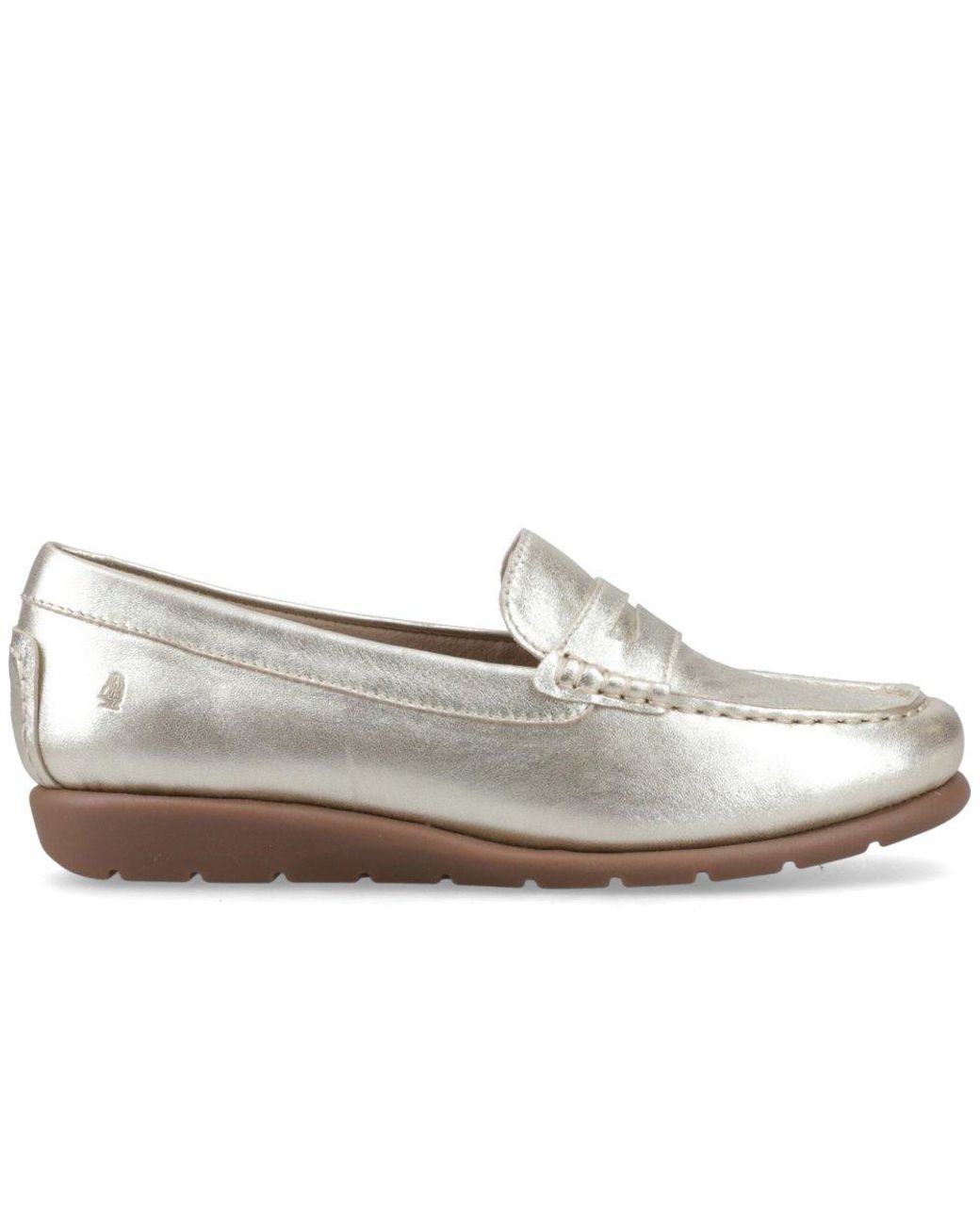 Hush Puppies White Shelby Loafers