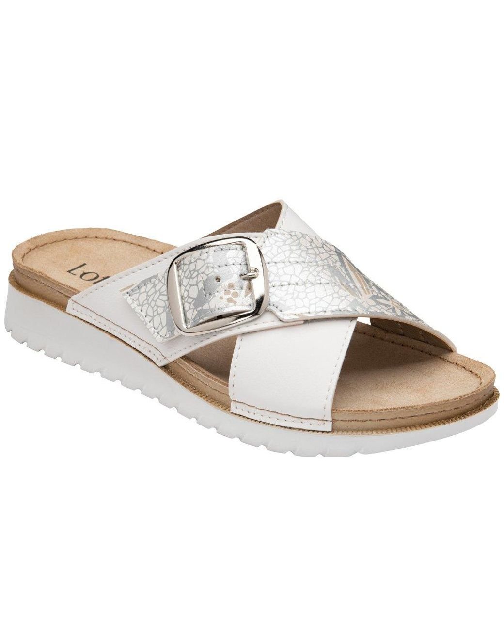 Lotus Marta Sandals in White Lyst Canada