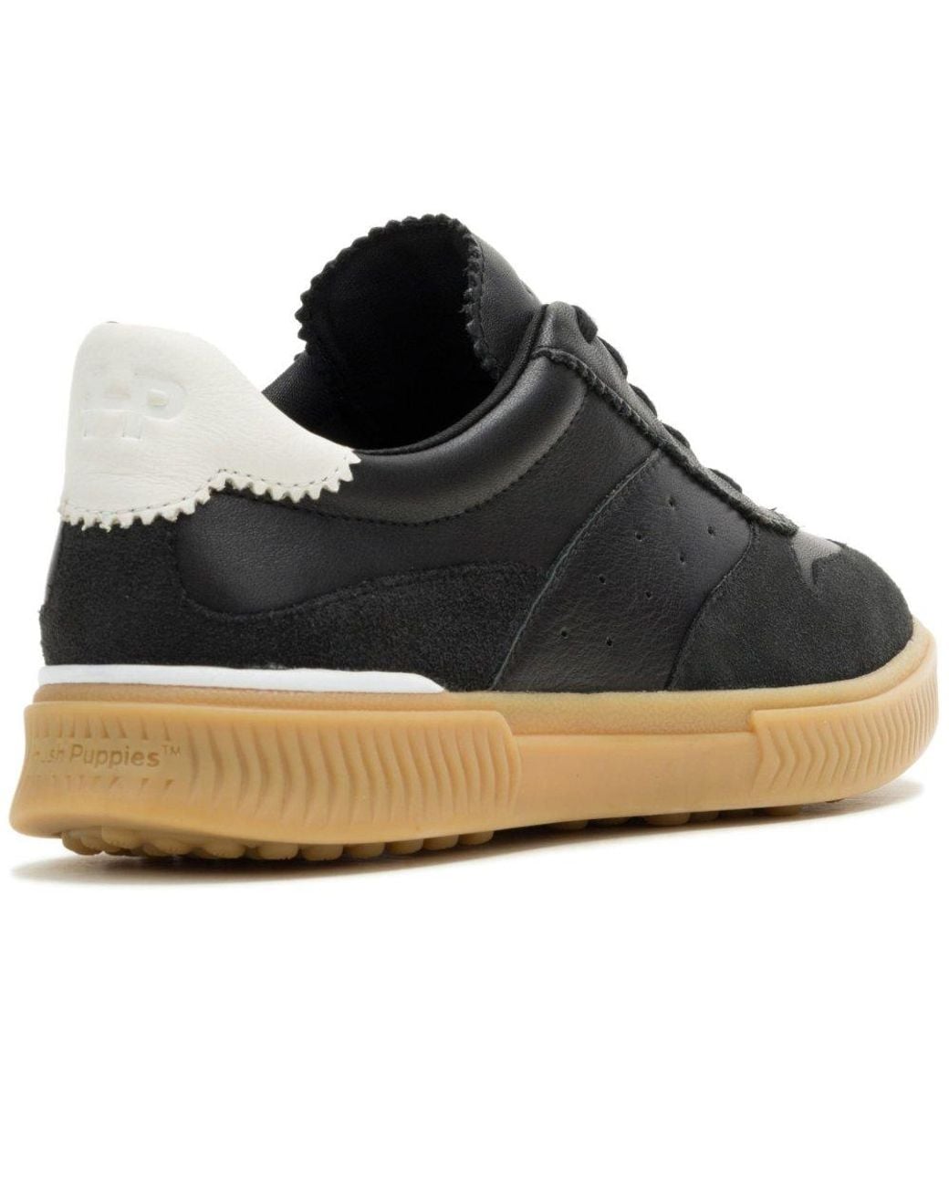 Hush Puppies Black Mae Trainers