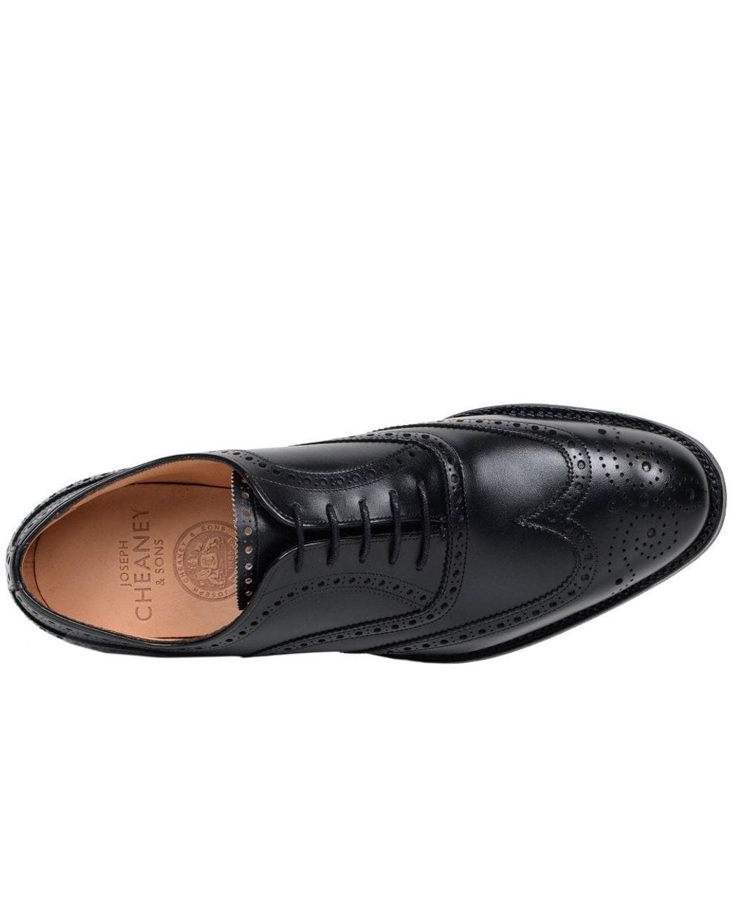 Cheaney Black Arthur Iii Oxford Brogues for men